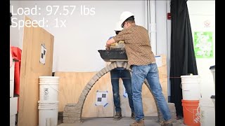 Columbia University Phase 2 Masonry Bridge Build and Load Testing