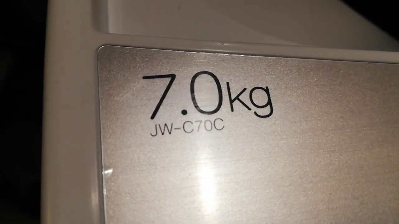 ハイアール Haier 激安 洗濯機 JW-C70C 2020年3月15日 - YouTube