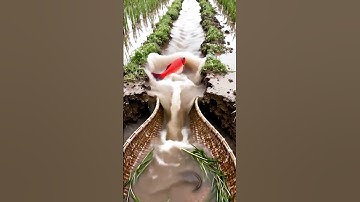 fish farming paddy field #farm#paddy #farming #farmer #nature #aiart