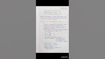 Electromagnetic Induction Notes | Class 12 | Physics | NEET | CBSE | HSC #neet #class12notes