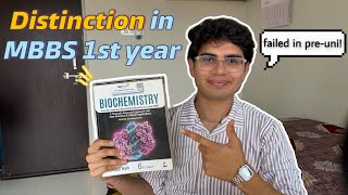 *realistic* How I easily scored a DISTINCTION in BIOCHEMISTRY in MBBS first year 📖💯 #mbbs