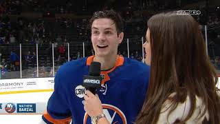 Mathew Barzal: We're a Relentless Team | New York Islanders Postgame