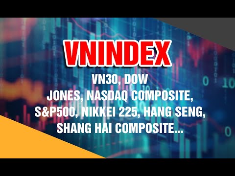 [KTCK] CHỈ SỐ TÀI CHÍNH: VNINDEX, VN30, DOW JONES, NASDAQ COMPOSITE, S&P500, NIKKEI 225....