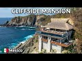 Touring a stunning cliffside mansion overlooking the pacific ocean