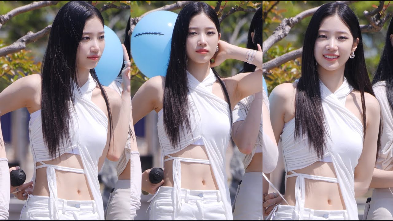 순백의 카즈하 KAZUHA 4K Cam 르세라핌 (LE SSERAFIM) (뮤직뱅크 미니팬미팅) 230519