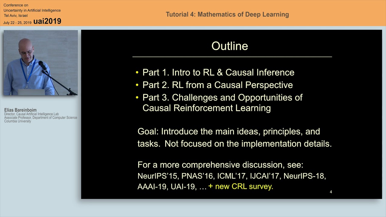 July 22nd 3 Tutorial Towards Causal Reinforcement Learning