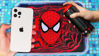 HYDRO Dipping iPhone 12 PRO MAX !! 🎨 (Spider-Man Custom) 🎨