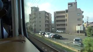 JR日豊本線  車窓  小倉駅～行橋駅（883系ソニック特急）