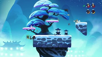 Brawlhalla 2v2   Petra and Wu Shang vs Orion and Artemis