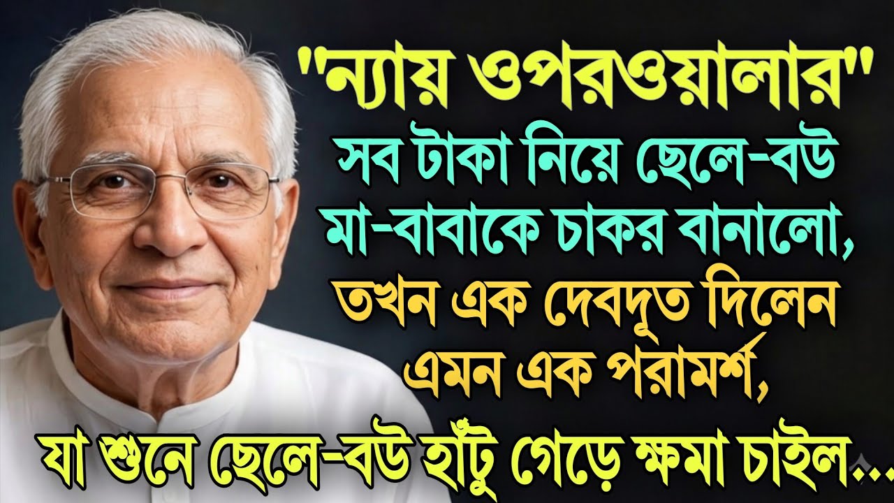 মা-বাবার সব টাকা কেড়ে নিল ছেলে-বউ! তারপর যা ঘটল... চোখের পানি ধরে রাখতে পারবেন না....