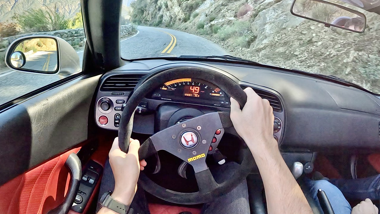 Modified 2001 Honda S2000 - POV Canyon Driving Impressions