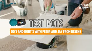 Test Pots: Do's and Dont’s with Peter and Jay from Resene