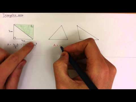 Video: Vid är arean av den liksidiga triangeln?