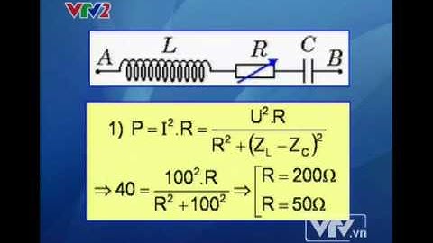 Bài toán cực trị khi R thay đổi