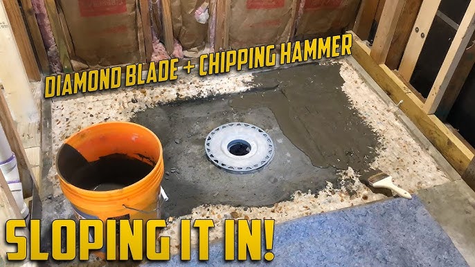 Move Toilet Waste Pipe In Concrete Slab Easy Youtube