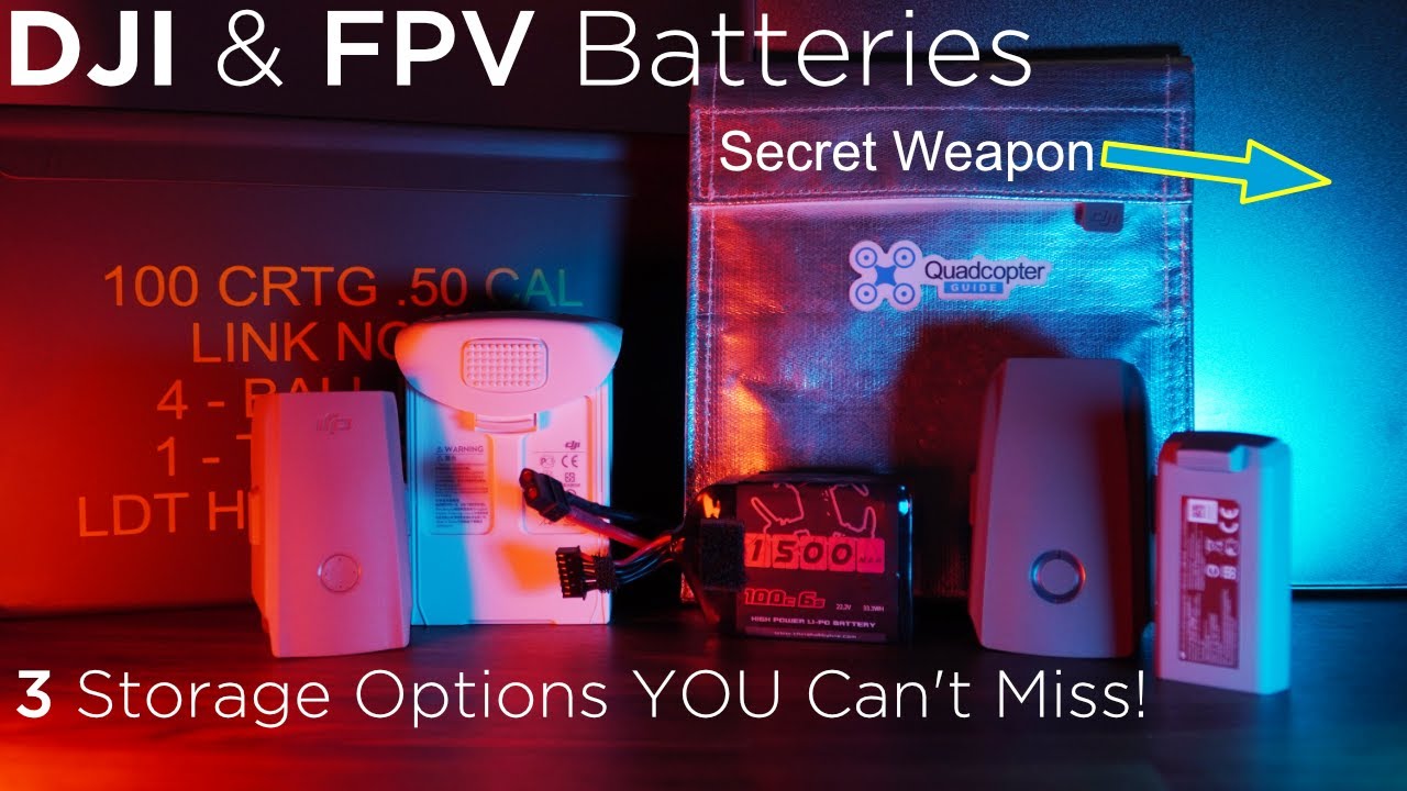 DJI & FPV Batteries - 3 Storage Options You Can't Miss! - YouTube