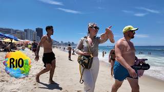 Rio Carnival 2026 Leblon Beach Walk – Music, Crowds & Ocean Views