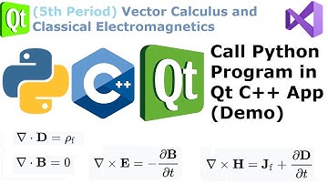 021 - Call Python Program in Qt C++ Application (Demo)