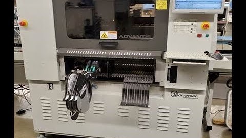 2007 Universal Instruments Advantis AC30L Pick and Place