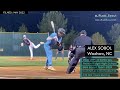 Alex sobol 2024 lhp so year game vid 2 waxhaw nc  showcase baseball academy  marvin ridge hs