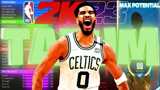 THIS IS HOW YOU CREATE THE GREATEST JAYSON TATUM BUILD IN NBA 2K23 NEXT GEN BECOME THE NEXT P