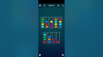 Ball Sort Puzzle Level 11 To 15 || Color Sorting 🍡🤯