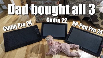 Tablet Showdown! Cintiq Pro 24 vs. XP-Pen Pro 24 vs Cintiq 22