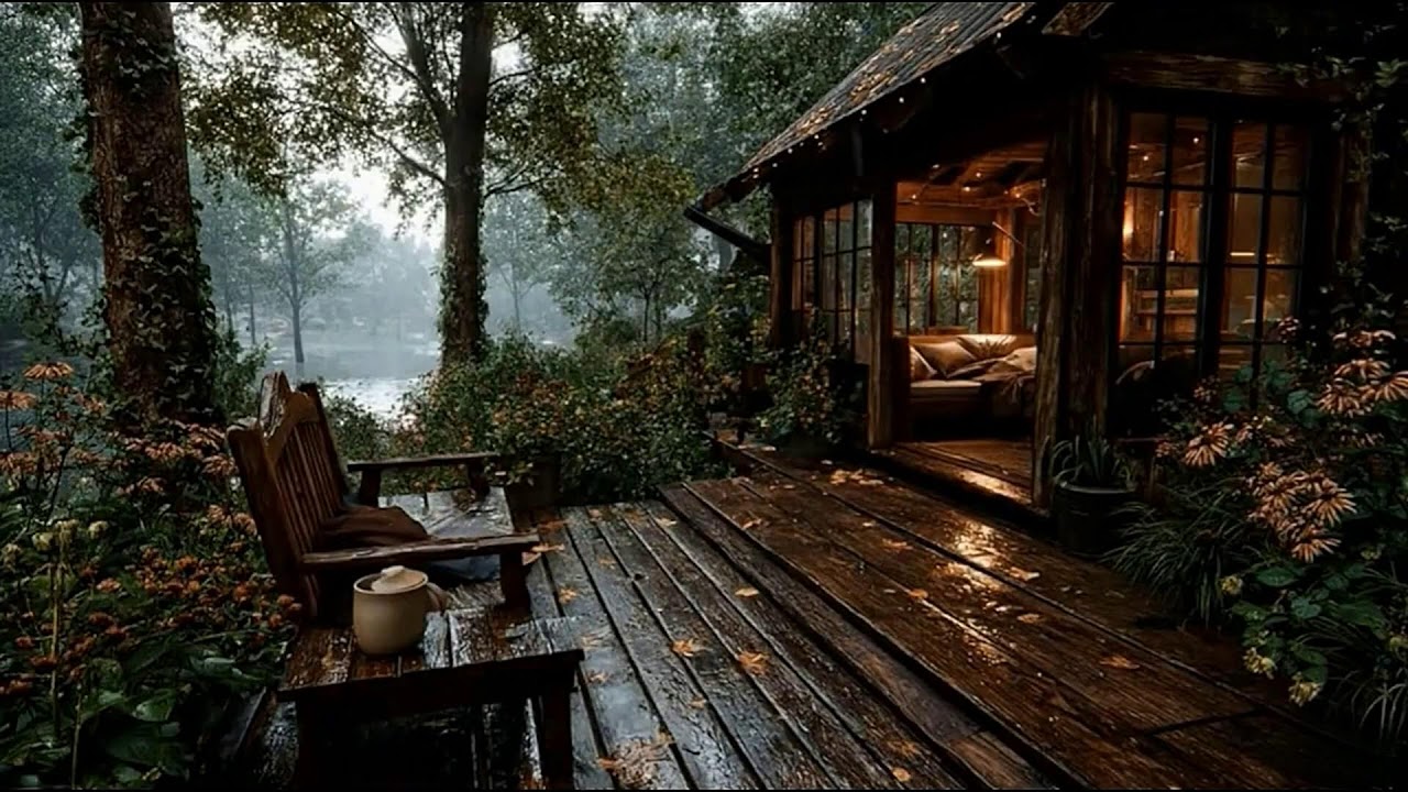 Natural Thunder Rain for Insomnia Healing