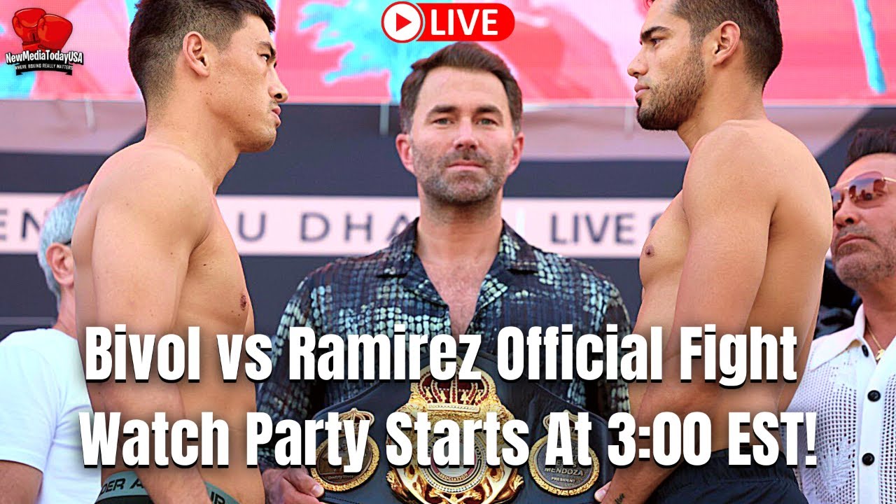 Dmitry Bivol vs Zurdo Ramirez Official Fight Watch Party Starts At EST 300!