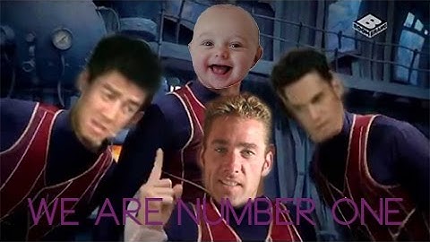 We are number one but the instruments are replaced with samples from various gay porn videos.