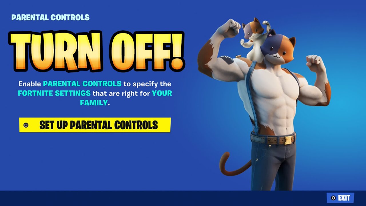 КАК ОТКЛЮЧИТЬ РОДИТЕЛЬСКИЙ КОНТРОЛЬ В FORTNITE! (2025)