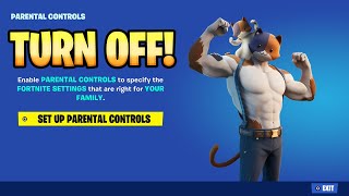 HOW TO TURN OFF PARENTAL CONTROLS ON FORTNITE! (2025)