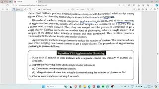 Hierarchical Clustering Algorithm |VTU|21CS54}Machine learning