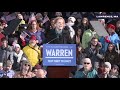 Full Speech Senator Elizabeth Warren 2020 Presidential Announcement 