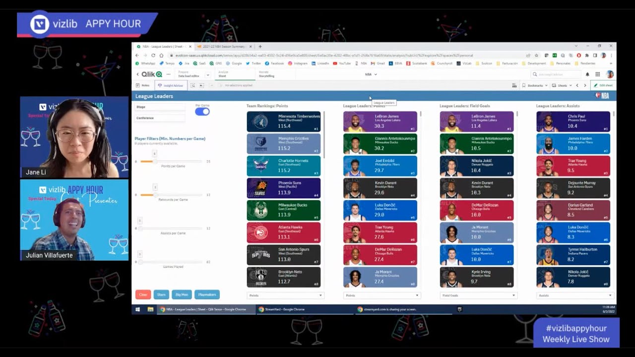 Julian from Evolcon - NBA Dunkboard - Vizlib Appy Hour ep44