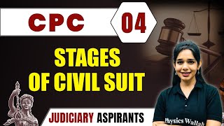 CPC 04 | Stages Of Civil Suit | Major Law | CLAT, LLB & Judiciary Aspirants
