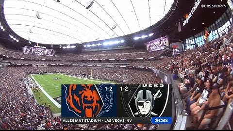 NFL on CBS intro | CHI@LV | Week 4 | 9/28/2025