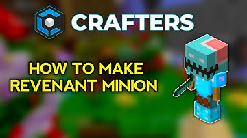 ep112 how to make revenant minion in craftersmc | get free revenant minion in craftersmc skyblock