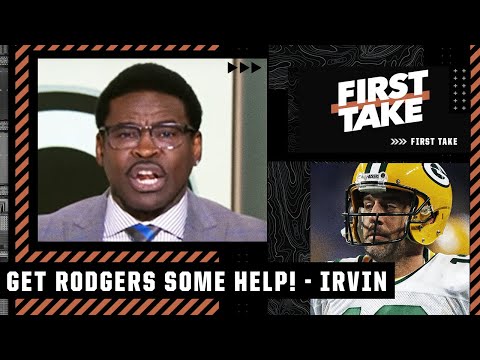 GET AARON RODGERS SOME HELP! ????️ - Michael Irvin puts blame on the Packers | First Take