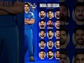 India ODI Squad 2025 | India vs Australia Live | Team India Full Squad | IND vs AUS Live