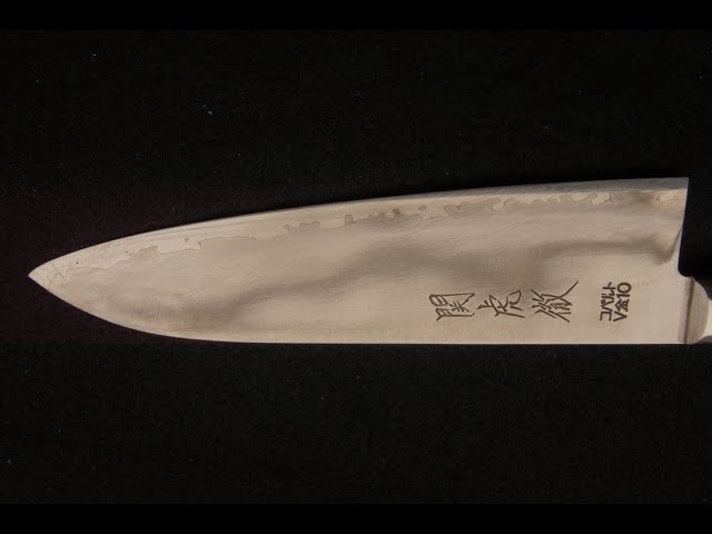 ♪ Joyful Knife Sharpening ♪ Seki Kotetsu Gyuto - YouTube