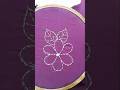 Flower embroidery. #shorts #ytshorts #embroidery #viral