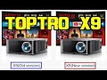 TOPTRO X9 New Version: What's the Difference? Projector - YouTube