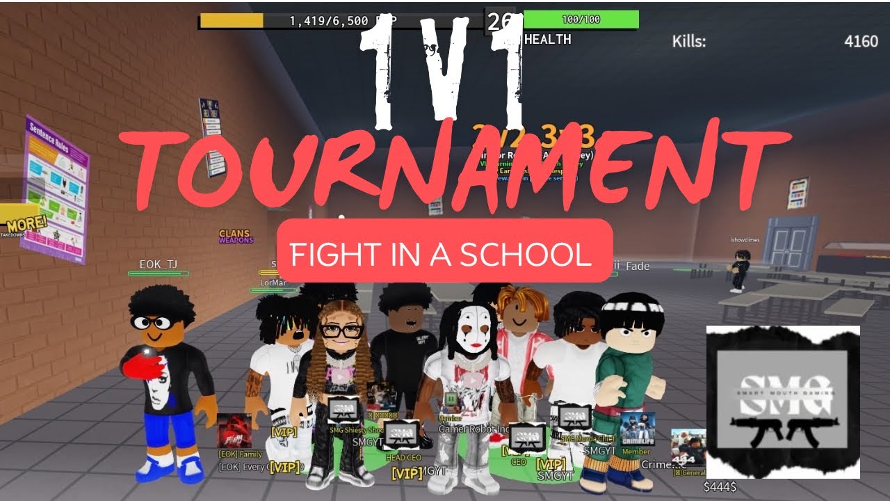 FIGHT IN A SCHOOL 1V1 TOURNAMENT 🏆roblox fightinaschool tournament