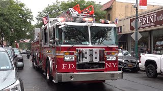 FDNY Engine 88 & NEWER Ladder 38 Responding