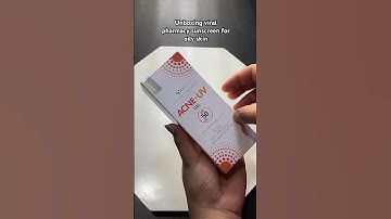 Acne UV Gel Sunscreen || #2024 #youtubeshorts #ytshorts #sunscreen creen