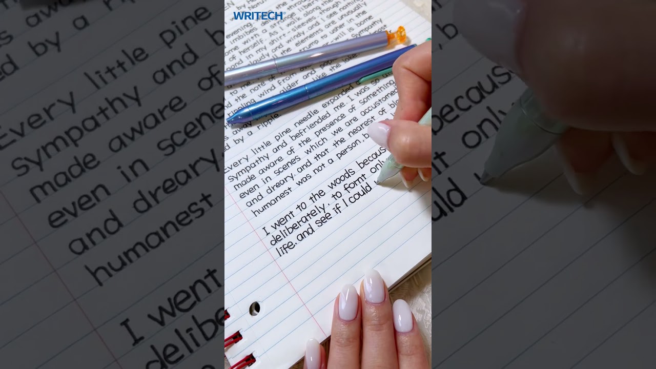 Want the same handwriting? | Writech Gel Pens
