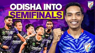 Odisha FC won 1st ever playoff match against Kerala Blasters (2-1) reached Semifinals