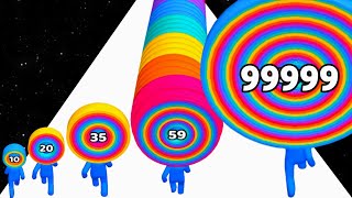 Layer Man vs Count Master - Gameplay Walkthrough (Max Level, Math Game) Satisfying Mobile Game