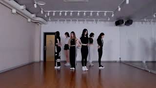 stayc so bad dance practice slowed 50% mirrored